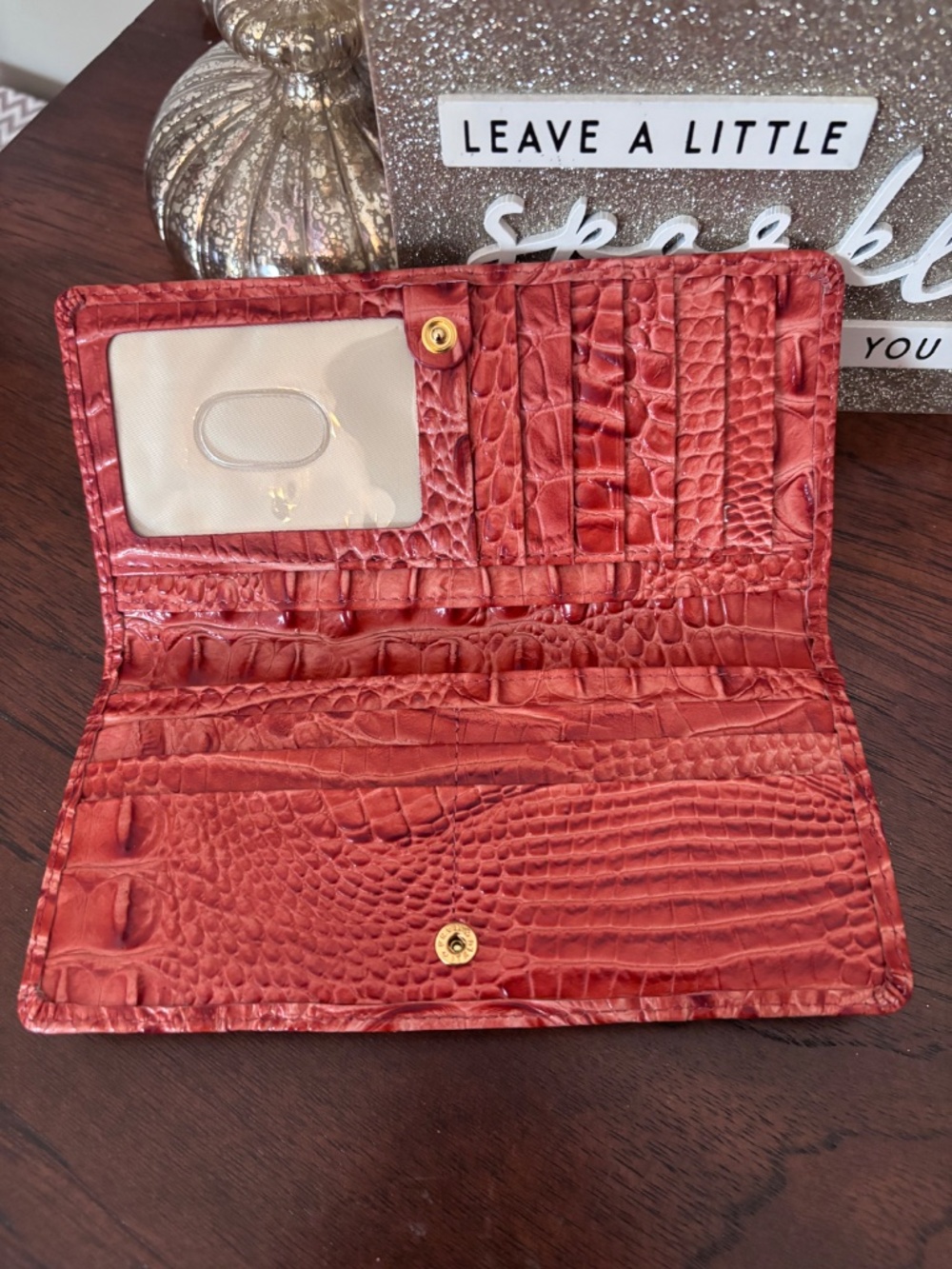 EUC Brahmin Melbourne Satchel and Matching Wallet in Beautiful Pecan - Picture 13 of 16